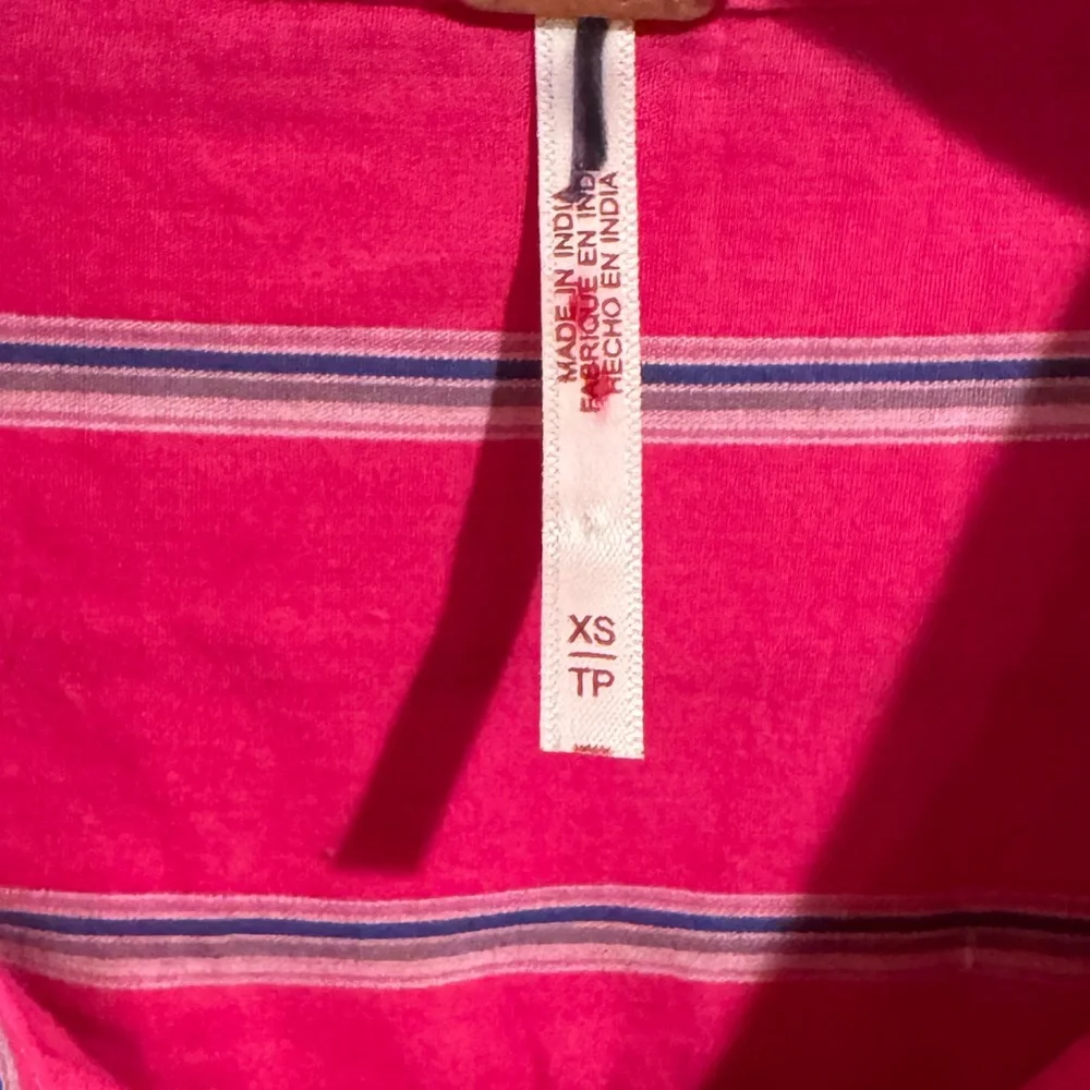 New Free people High Vibrations Shirt Dress XS‎ pink wrap
